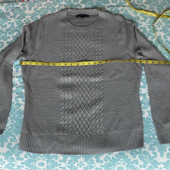 Brooks Brothers Sweaters - Brooks Brothers Cable Front Merino Wool Sweater, Womens L